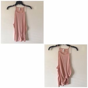 Simple pink tank top